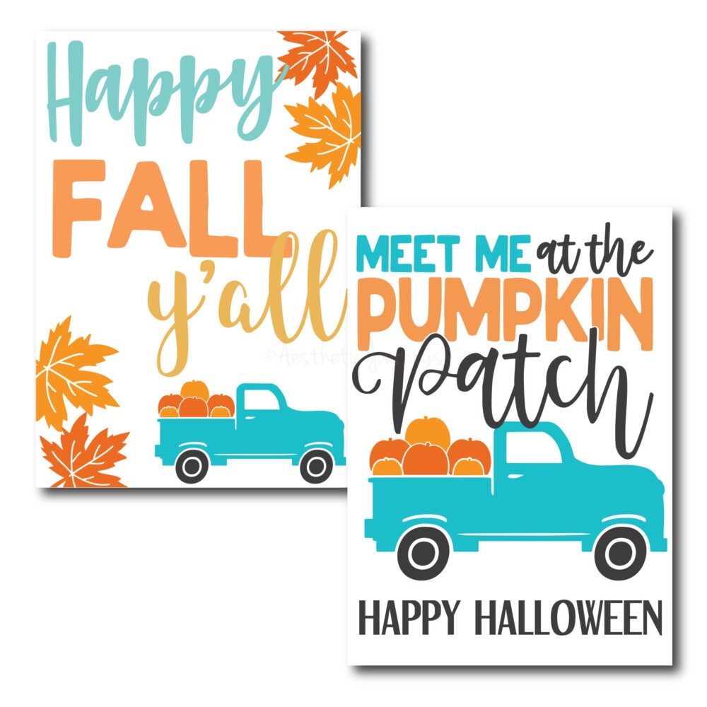 Country Themed Cards for Fall