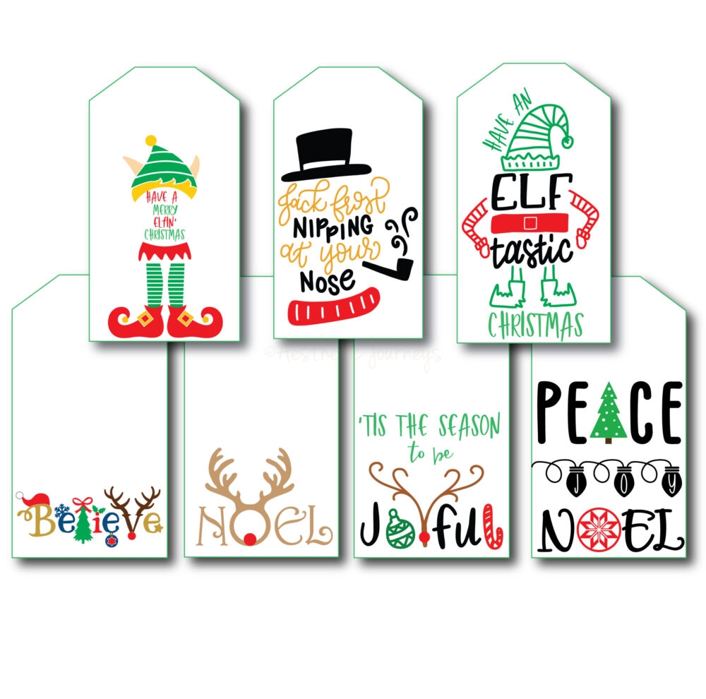 Cute Printable Christmas Tags