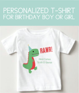 Dinosaur Birthday Shirt