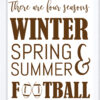Four Seasons Football Sign