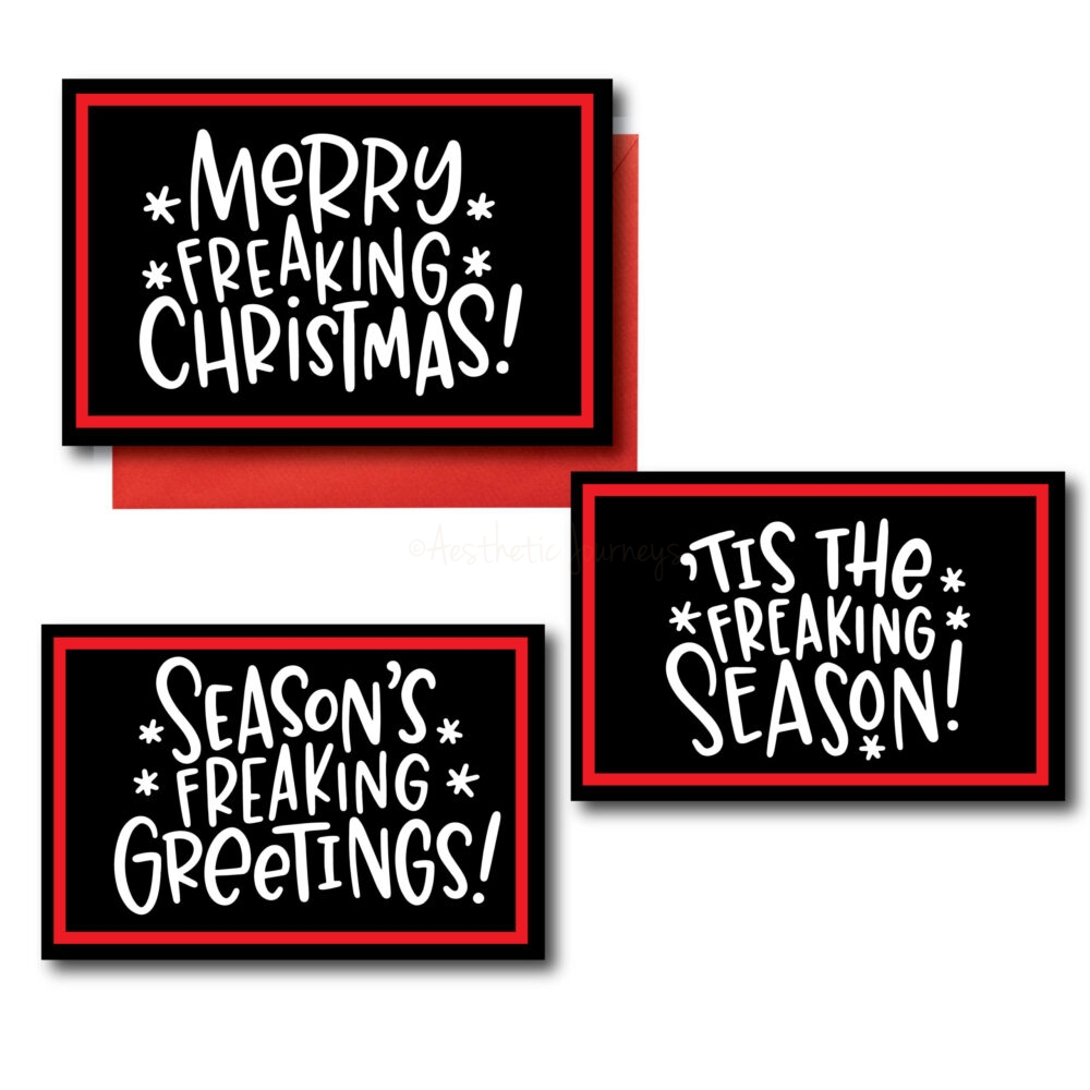 Printed Funny Christmas Cards