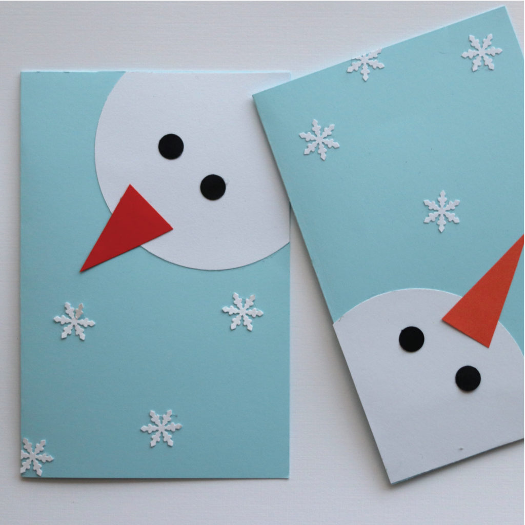 Christmas Cards with Snowmen | Set of 10 + Envelopes - Aesthetic ...