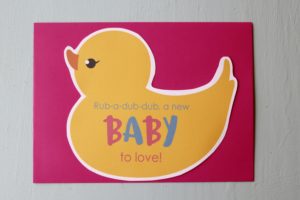 Duck Baby Shower Invite