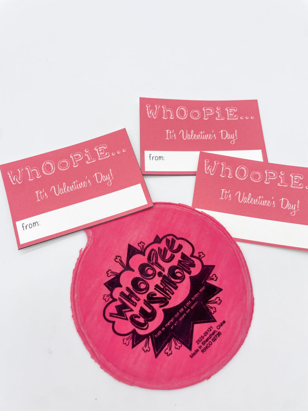 whoopee cushion valentine cards