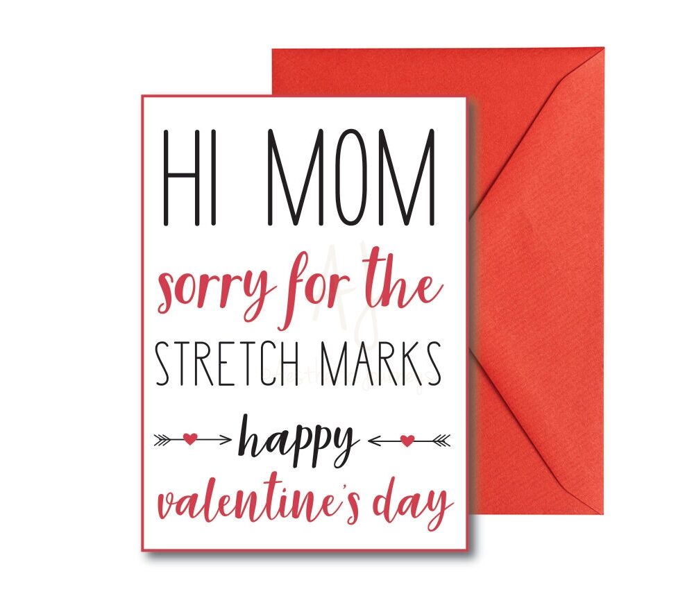 Funny Valentine's Card for Mom