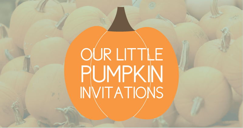 pumpkin invites for birthdays