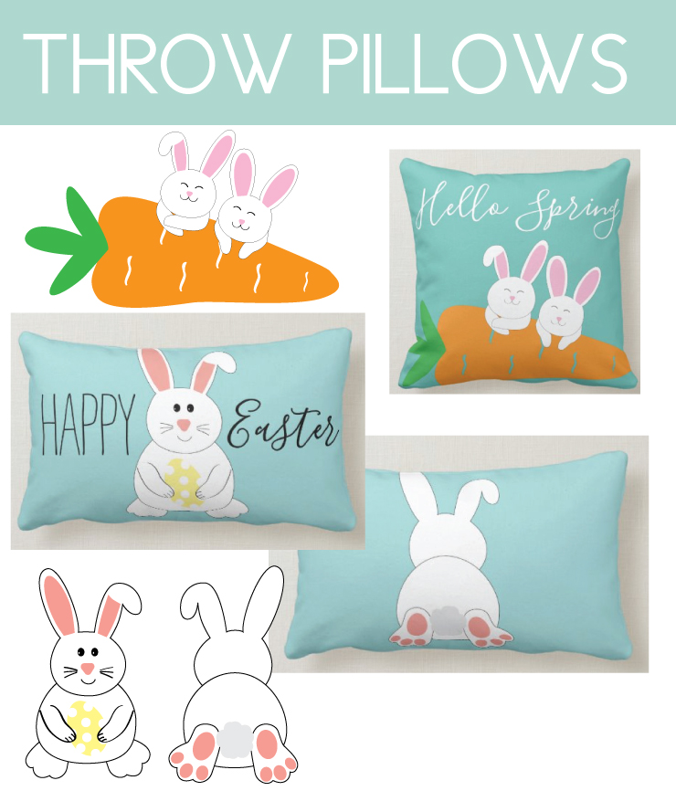 Spring Throw Pillows