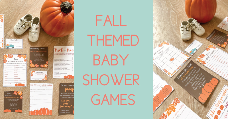 fall baby shower games