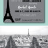 Paris Themed Bridal Shower Ideas