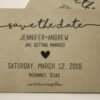 Rustic Magnet or Card Save the Date | Save the Date Printed | Envelopes Included | Set of 5 Save the Date Magnets or Printed Cards